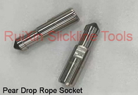 2.5 นิ้ว Pear Drop Rope Socket Wireline Slickline Tools รูปลูกแพร์