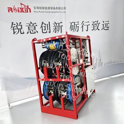 Slickline PCE ระบบปั๊มอัดจารบีควบคุมไฮดรอลิก 5,000PSI ~ 15000PSI อุปกรณ์สาย API